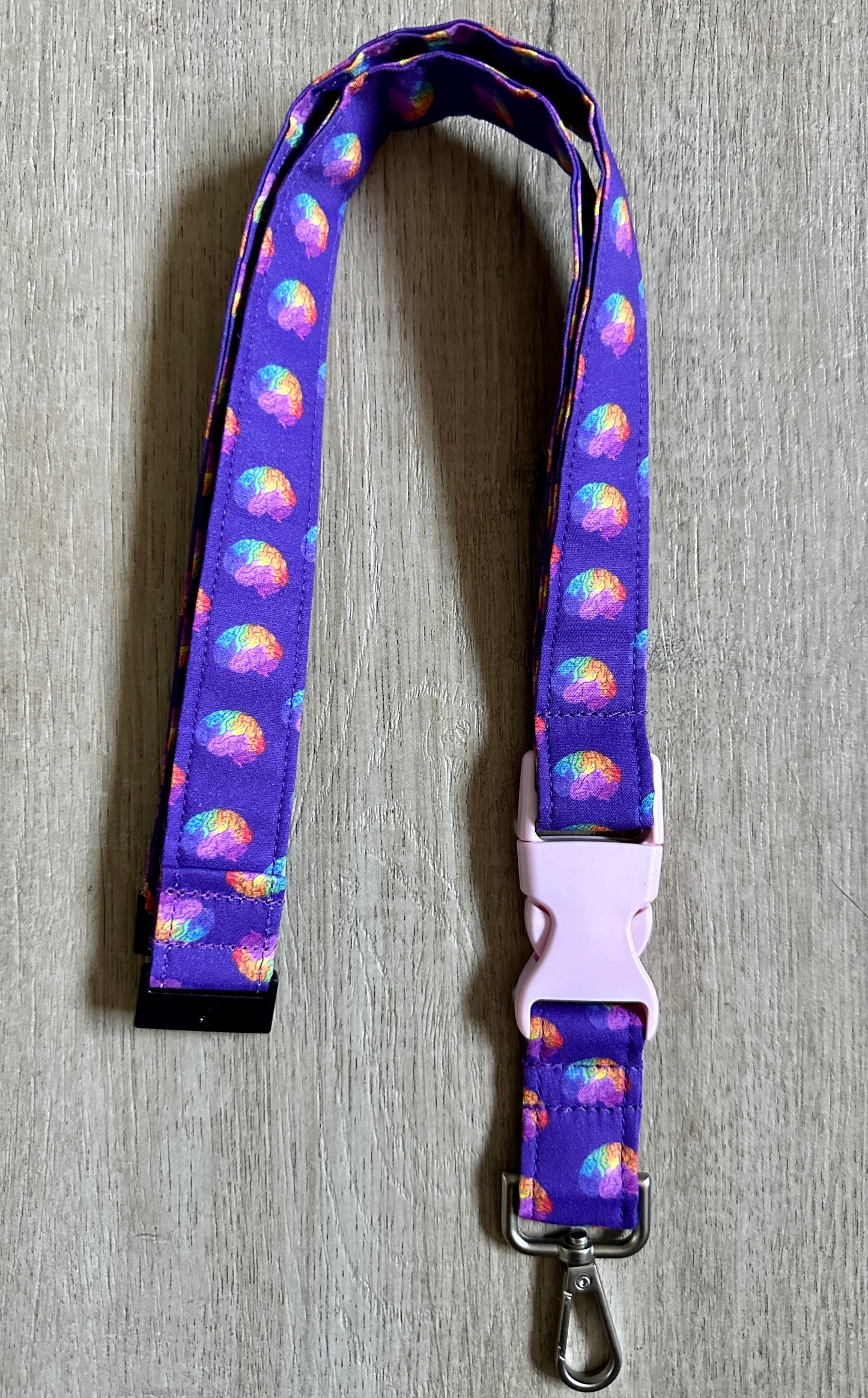 Rainbow Brains by Arch & Aya - Deluxe Lanyard